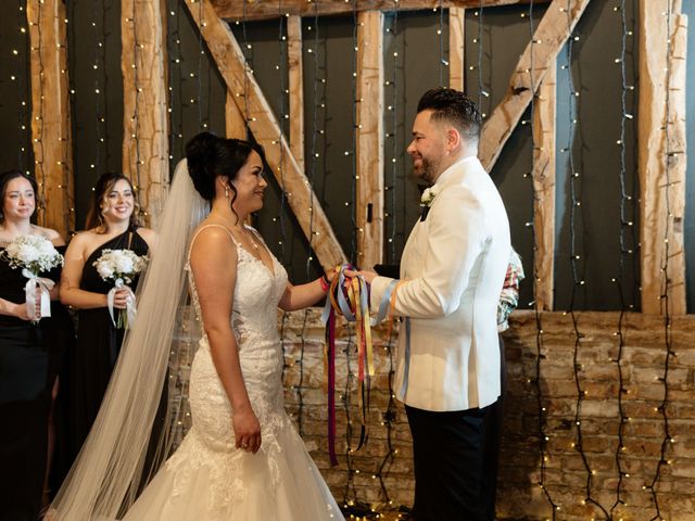 Ashley and Tiffany's Wedding in Silchester, Hampshire 176