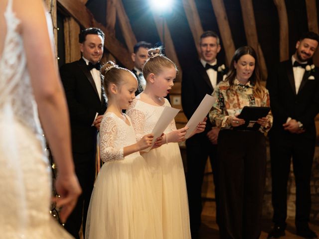 Ashley and Tiffany's Wedding in Silchester, Hampshire 179