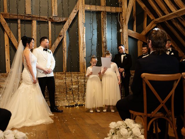 Ashley and Tiffany's Wedding in Silchester, Hampshire 180