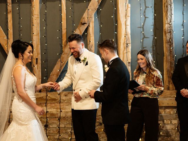 Ashley and Tiffany's Wedding in Silchester, Hampshire 188