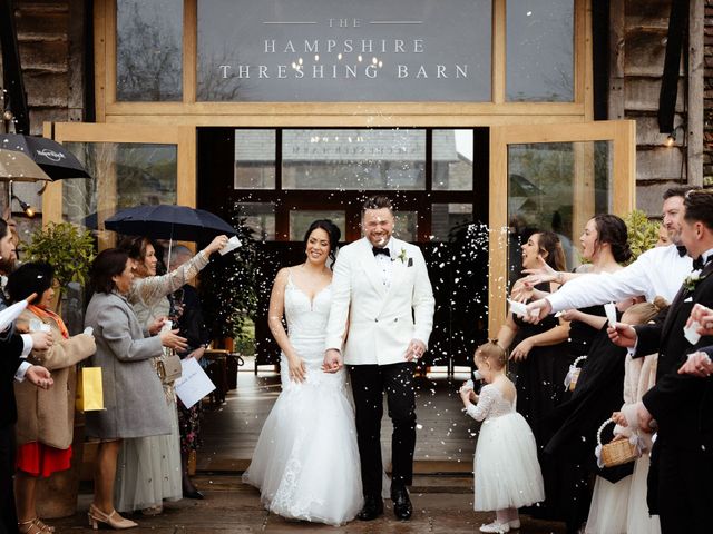 Ashley and Tiffany's Wedding in Silchester, Hampshire 205