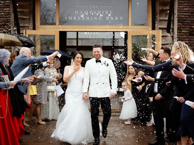 Ashley and Tiffany's Wedding in Silchester, Hampshire 206