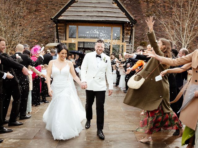 Ashley and Tiffany's Wedding in Silchester, Hampshire 209