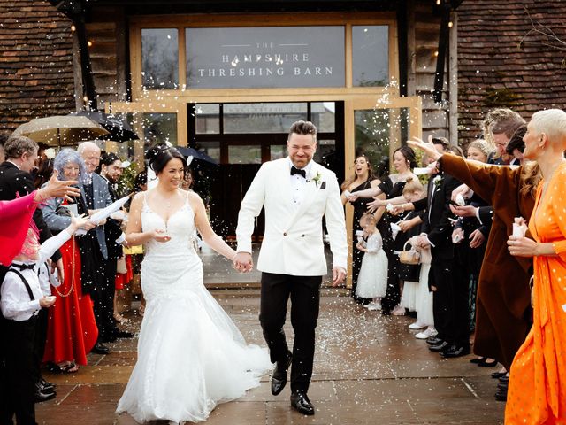 Ashley and Tiffany's Wedding in Silchester, Hampshire 215