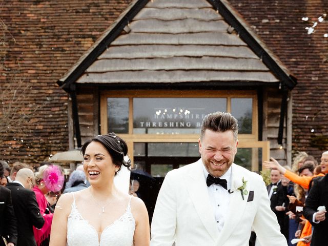 Ashley and Tiffany's Wedding in Silchester, Hampshire 217