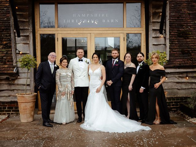 Ashley and Tiffany's Wedding in Silchester, Hampshire 221