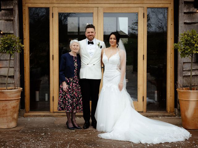 Ashley and Tiffany's Wedding in Silchester, Hampshire 222