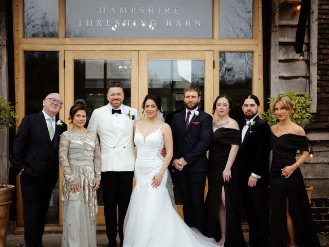 Ashley and Tiffany's Wedding in Silchester, Hampshire 224