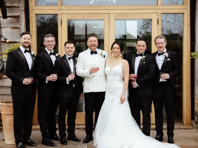 Ashley and Tiffany's Wedding in Silchester, Hampshire 226
