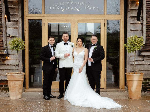 Ashley and Tiffany's Wedding in Silchester, Hampshire 227