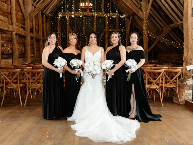 Ashley and Tiffany's Wedding in Silchester, Hampshire 230