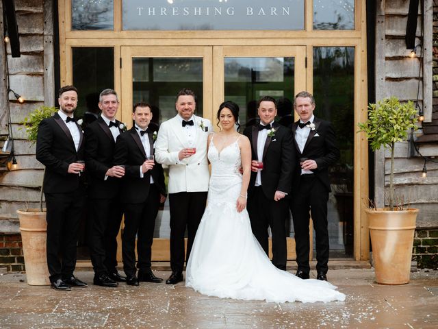 Ashley and Tiffany's Wedding in Silchester, Hampshire 233