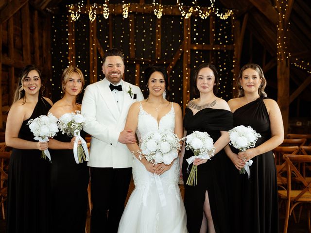 Ashley and Tiffany's Wedding in Silchester, Hampshire 235