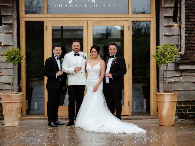 Ashley and Tiffany's Wedding in Silchester, Hampshire 236