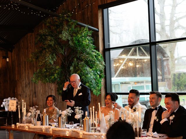 Ashley and Tiffany's Wedding in Silchester, Hampshire 302