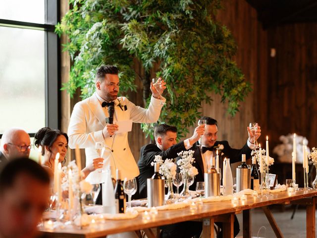 Ashley and Tiffany's Wedding in Silchester, Hampshire 326