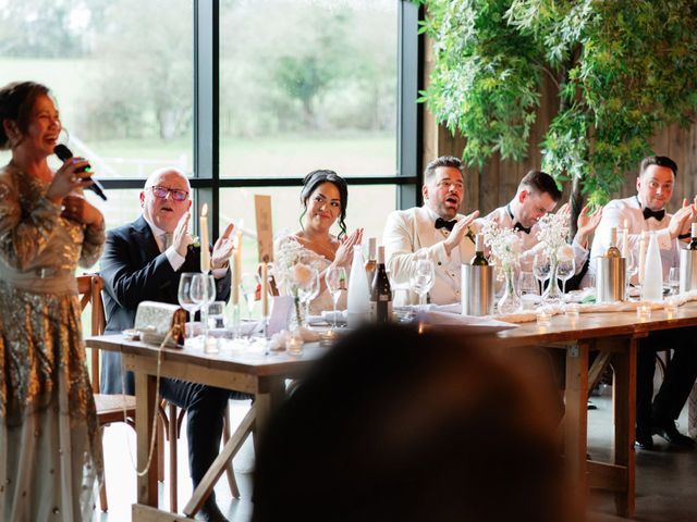 Ashley and Tiffany's Wedding in Silchester, Hampshire 381