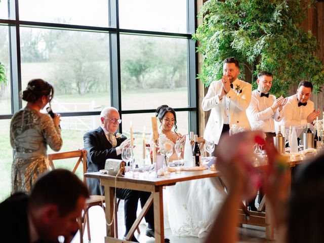 Ashley and Tiffany's Wedding in Silchester, Hampshire 382