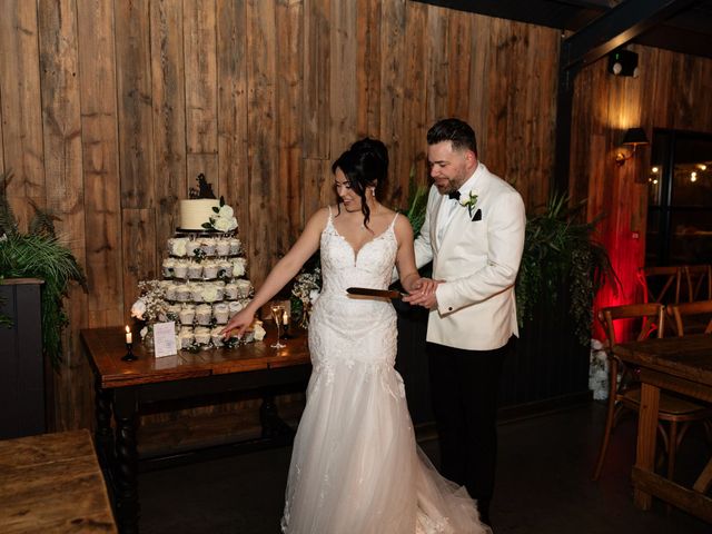Ashley and Tiffany's Wedding in Silchester, Hampshire 395