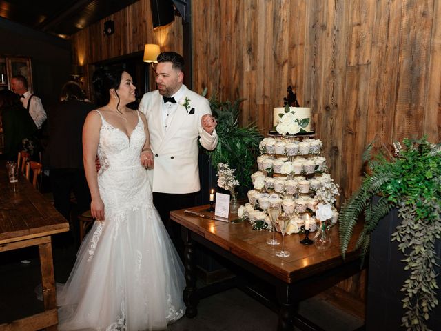 Ashley and Tiffany's Wedding in Silchester, Hampshire 396