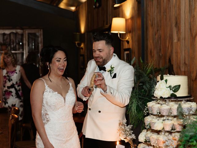 Ashley and Tiffany's Wedding in Silchester, Hampshire 404