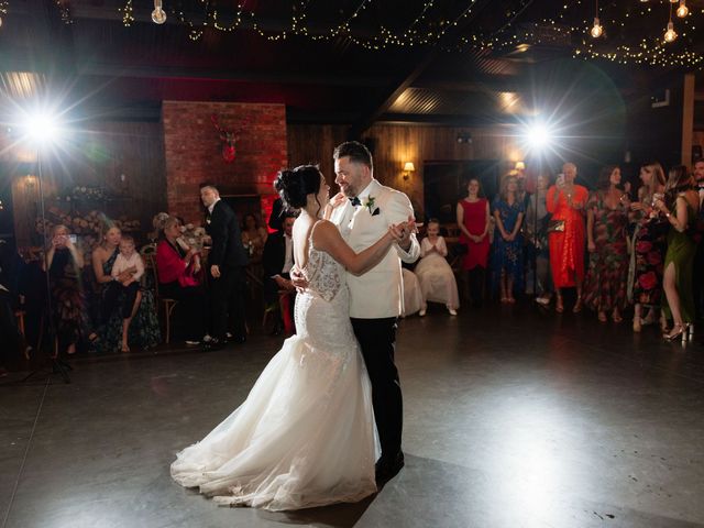 Ashley and Tiffany's Wedding in Silchester, Hampshire 415