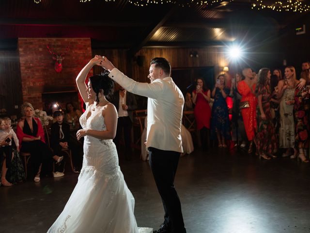 Ashley and Tiffany's Wedding in Silchester, Hampshire 420