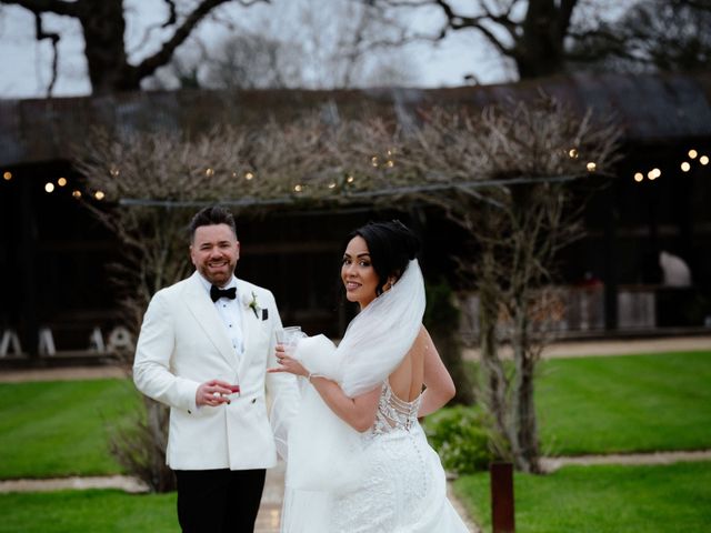 Ashley and Tiffany's Wedding in Silchester, Hampshire 501