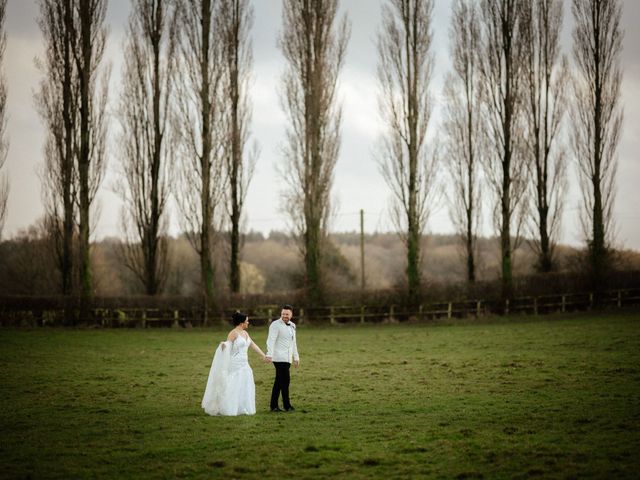 Ashley and Tiffany's Wedding in Silchester, Hampshire 522