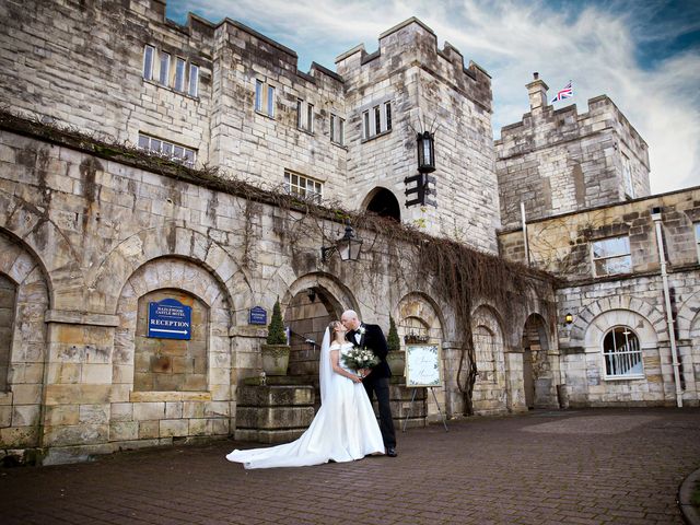 Mark and Eve's Wedding in Tadcaster, North Yorkshire 12