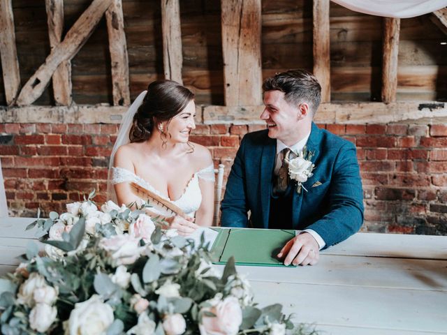 Andy and Elizabeth&apos;s Wedding in Buntingford, Hertfordshire 34