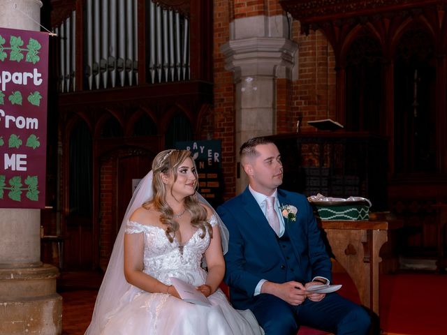 Eleni and Rytis's Wedding in Surrey Hills, Surrey 13