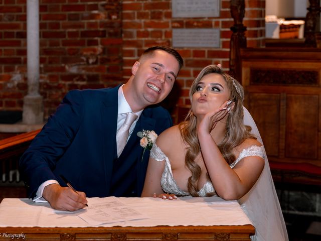 Eleni and Rytis's Wedding in Surrey Hills, Surrey 18