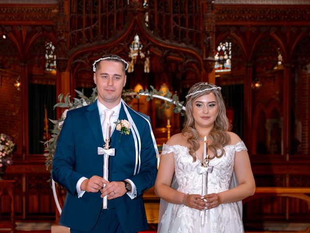 Eleni and Rytis's Wedding in Surrey Hills, Surrey 19