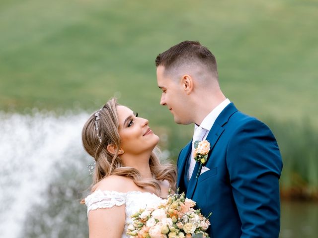 Eleni and Rytis's Wedding in Surrey Hills, Surrey 24
