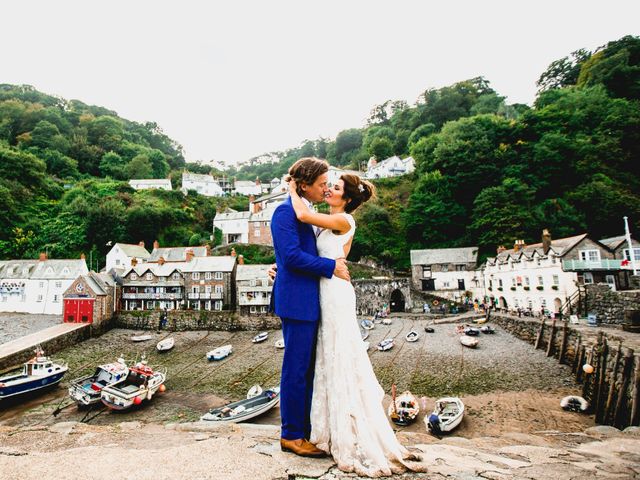 Jack and Lara&apos;s Wedding in Clovelly, Devon 24
