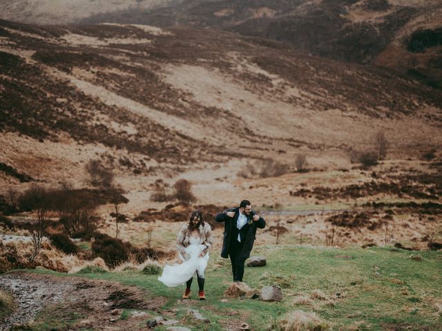 Laura and Angel&apos;s Wedding in Glencoe, Argyll 73