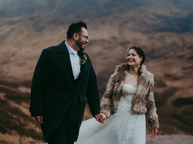 Laura and Angel&apos;s Wedding in Glencoe, Argyll 76