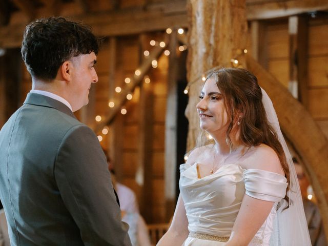 Oli and Holly's Wedding in Staploe, Cambridgeshire 18