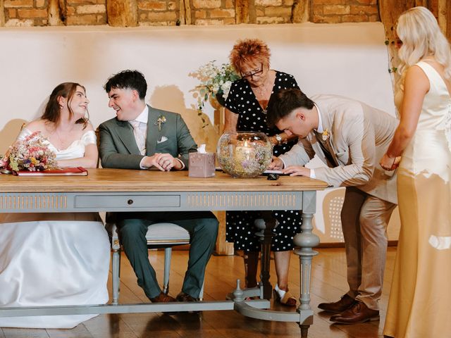 Oli and Holly's Wedding in Staploe, Cambridgeshire 19