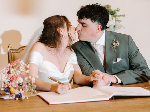 Oli and Holly's Wedding in Staploe, Cambridgeshire 20
