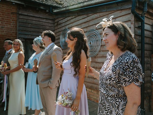 Oli and Holly's Wedding in Staploe, Cambridgeshire 22