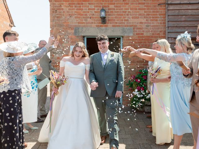 Oli and Holly's Wedding in Staploe, Cambridgeshire 23