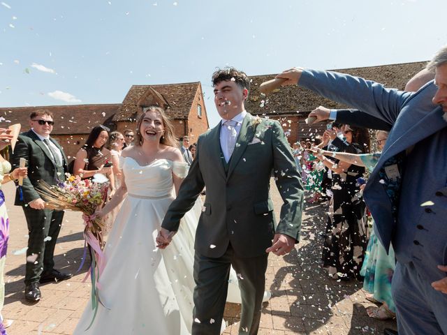 Oli and Holly's Wedding in Staploe, Cambridgeshire 25