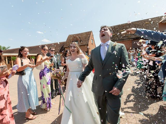 Oli and Holly's Wedding in Staploe, Cambridgeshire 26