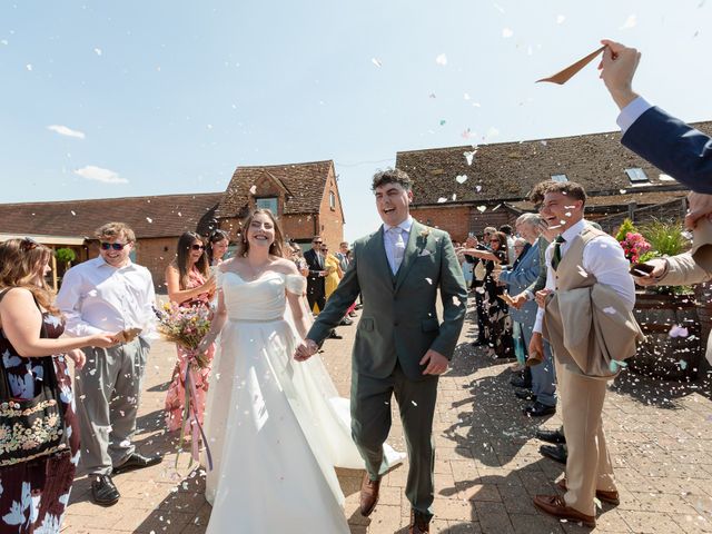 Oli and Holly's Wedding in Staploe, Cambridgeshire 27