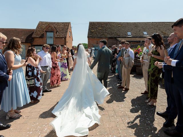 Oli and Holly's Wedding in Staploe, Cambridgeshire 28