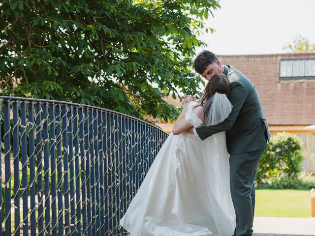 Oli and Holly's Wedding in Staploe, Cambridgeshire 32