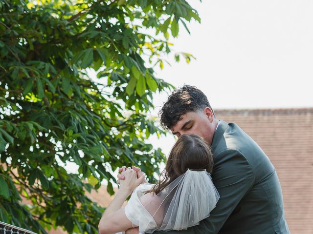 Oli and Holly's Wedding in Staploe, Cambridgeshire 33