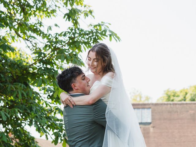 Oli and Holly's Wedding in Staploe, Cambridgeshire 38